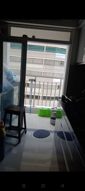 Balcony in 3 BHK Apartment at Lodha Amara, Kolshet Road – for Rent