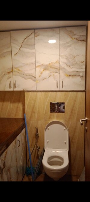 Bathroom in 3 BHK Apartment at Lodha Amara, Kolshet Road – for Rent