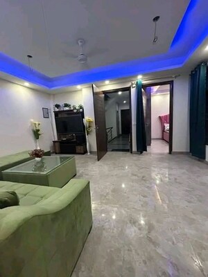 Living Room in 2 BHK Apartment at Chattarpur – for Rent