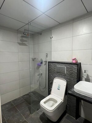 Bathroom in 2 BHK Apartment at Casagrand Boulevard, Hennur Road – for Rent