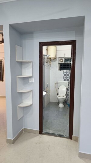 Bathroom in 2 BHK Apartment at Dwaraka Trinity Residency, Kr Puram – for Rent