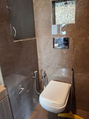 Bathroom in 2 BHK Apartment at Breach Candy – for Rent