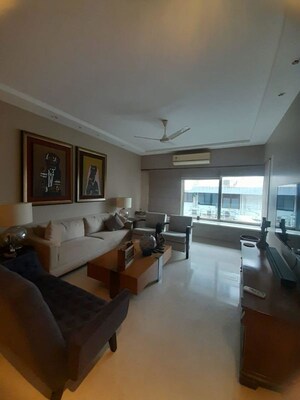 Living Room in 2 BHK Apartment at Malabar Hill – for Rent