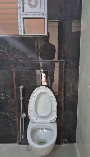 Bathroom in 3 BHK Apartment at SMR Vinay Classic, Kondapur – for Rent