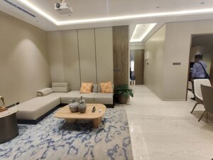 Living Room in 4 BHK Apartment at Adani Ten BKC, Bandra East – for Sale