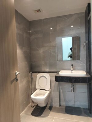 Bathroom in 4 BHK Apartment at Rustomjee Crown, Prabhadevi – for Rent