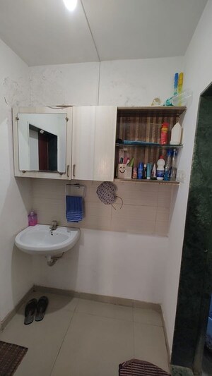 Bathroom in 2 BHK Apartment at Harit Shilp, Rahatani – for Rent