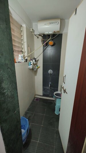 Bathroom in 2 BHK Apartment at Harit Shilp, Rahatani – for Rent