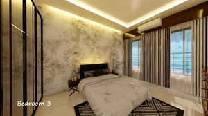 Bedroom in 3 BHK Penthouse at Miramar – for Sale