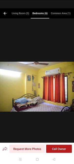 Bedroom in 3 BHK Apartment at Ambey Vatika, Rajarhat – for Rent
