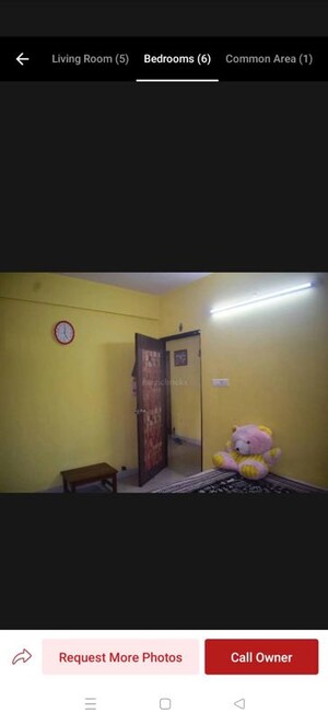 Bedroom in 3 BHK Apartment at Ambey Vatika, Rajarhat – for Rent