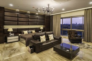 Living Room in 4 BHK Apartment at ABIL Castle Royale Excellente, Bhosale Nagar – for Rent