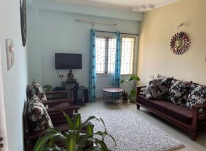Living Room in 3 BHK Apartment at Bhanu Township, Hafeezpet – for Rent