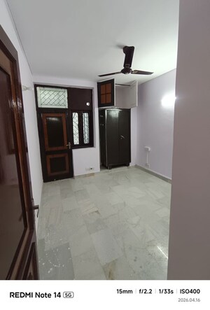 Master Bedroom in 3 BHK Builder Floor at Chittaranjan Park – for Rent