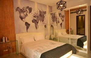 Bedroom in 3 BHK Apartment at Rishita Manhattan, Gomti Nagar – for Rent