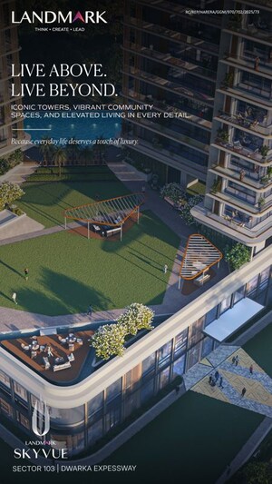 Balcony in 3 BHK Apartment at Landmark Skyvue, Sector 103 – for Sale