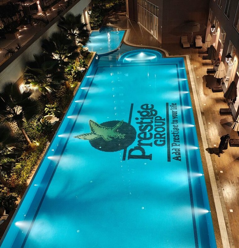 Swimming Pool, prestige-beverly-hills 3 Bedroom 2124 Sq.Ft. Apartment In Kokapet Hyderabad 10309844
