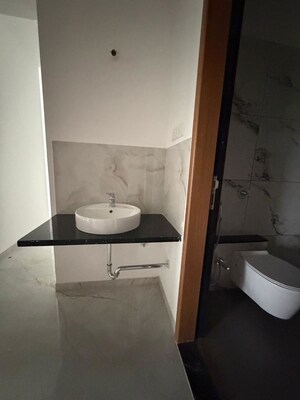 Bathroom in 3 BHK Apartment at Majestique Signature Tower Phase 2, Balewadi – for Rent