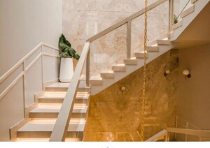 Staircase in 4 BHK Independent House at Dollars Colony – for Sale