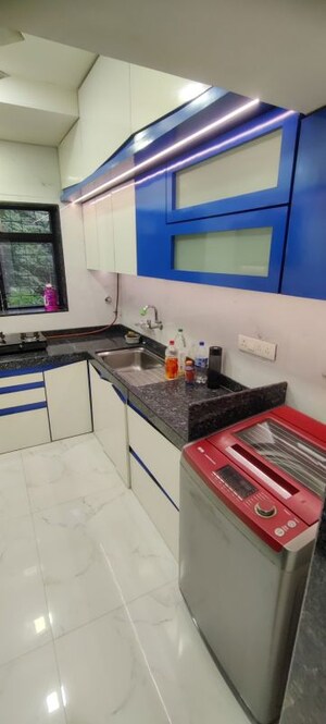 Kitchen in 1.5 BHK Apartment at Juhu Green Apartment, Juhu – for Rent