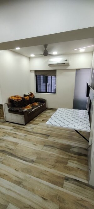 Living Room in 1.5 BHK Apartment at Juhu Green Apartment, Juhu – for Rent