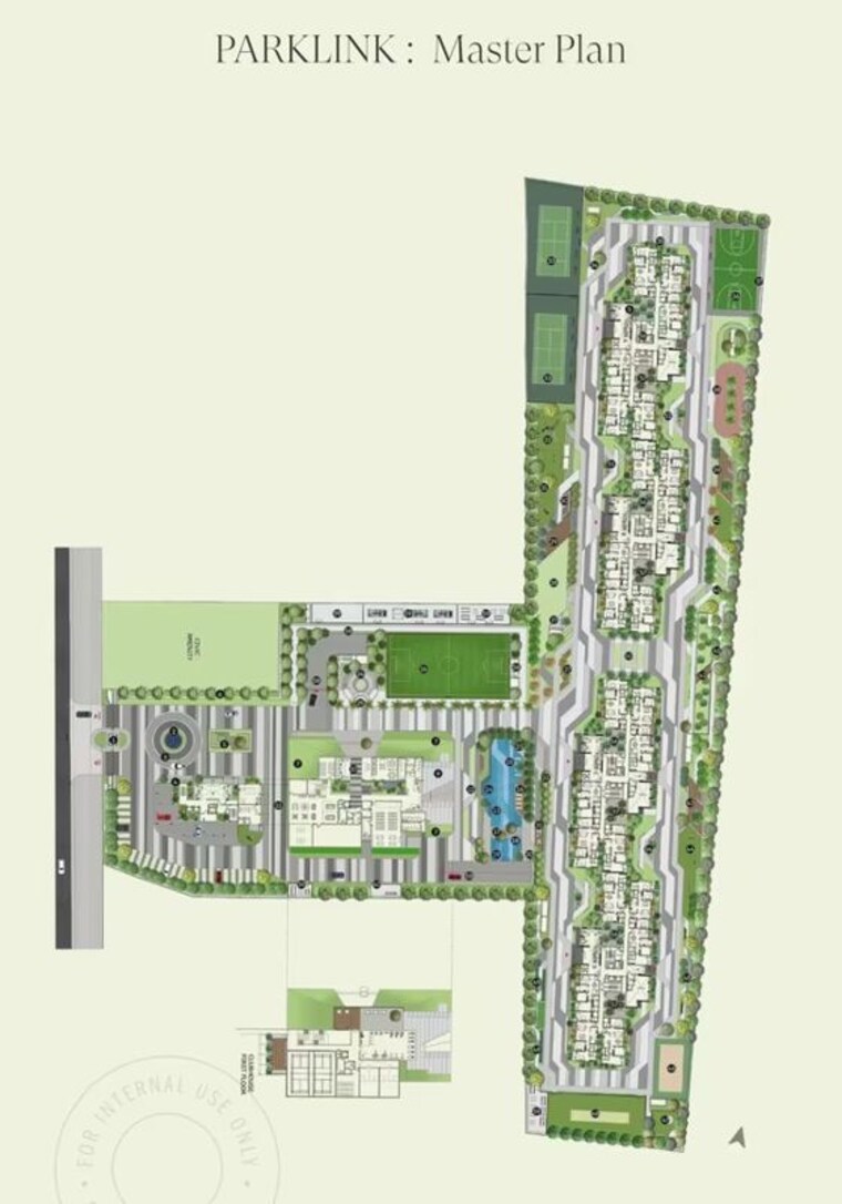 Master Plan, dnr-parklink 3 Bedroom 1567 Sq.Ft. Apartment In Chikkagubbi Village Bangalore 10310238