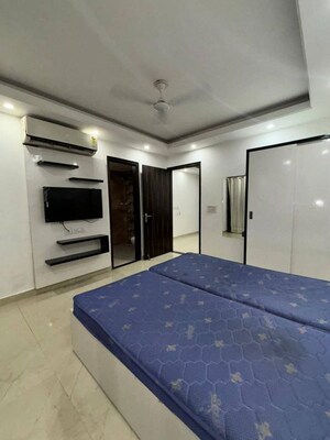 Kitchen in 1 BHK Builder Floor at Sushant Lok I – for Rent