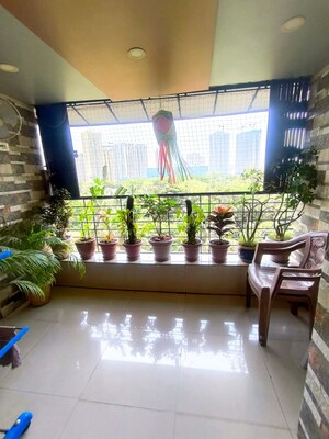 Balcony in 2 BHK Apartment at Swastik Garden – for Rent