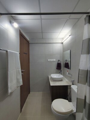 Kitchen in  Apartment at Bhartiya Nikoo Homes, Thanisandra Main Road – for Rent