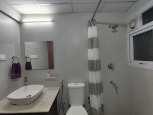 Bathroom in  Apartment at Bhartiya Nikoo Homes, Thanisandra Main Road – for Rent