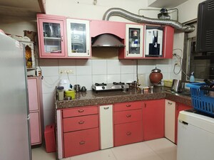 Kitchen in 2 BHK Apartment at Kanakia Spaces Niharika, Manpada – for Rent