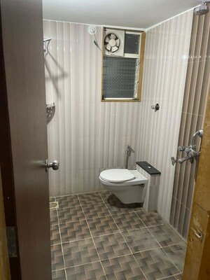 Bathroom in 2 BHK Apartment at Nyati Era, Dhanori – for Rent