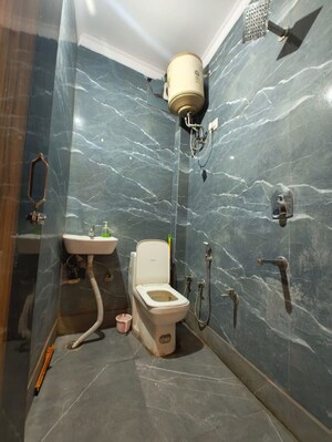 Bathroom in 1 BHK Builder Floor at Govindpuri – for Rent