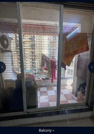 Balcony in 2 BHK Apartment at Adhiraj Capital City Tower Mizani, Rohinjan – for Rent