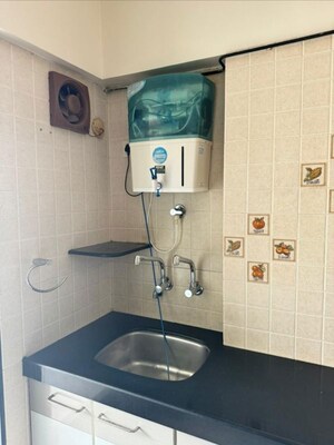 Bathroom in 2 BHK Apartment at Millie Enclave, Malad West – for Rent