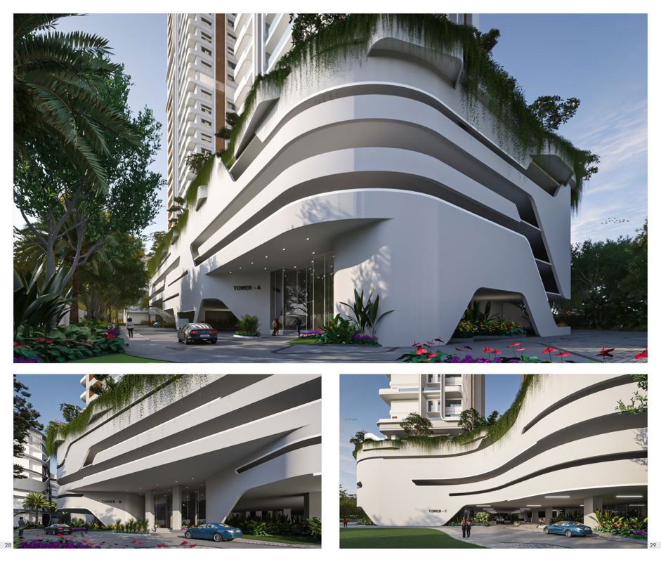 4 BHK + Servant Room 5185 Sq.Ft. Apartment in Sri The Marquise