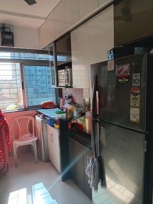 Kitchen in 1 BHK Apartment at Chandak Paloma, Goregaon East – for Rent