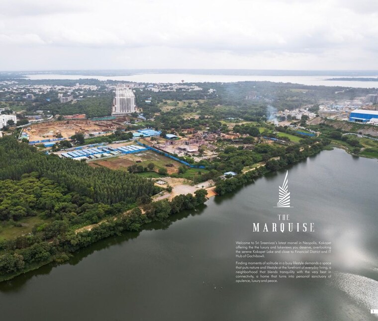 Master Plan, sri-the-marquise 4 Bedroom 6750 Sq.Ft. Apartment In Kokapet Hyderabad 10310413