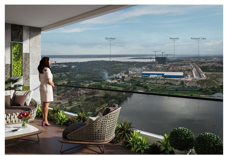 Exterior View, sri-the-marquise 4 Bedroom 6750 Sq.Ft. Apartment In Kokapet Hyderabad 10310413