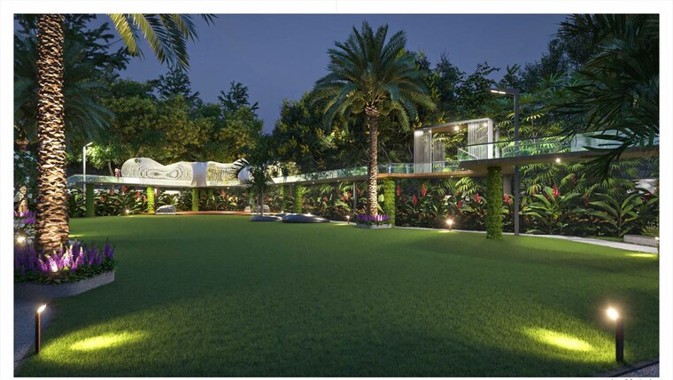 Garden, sri-the-marquise 4 Bedroom 6750 Sq.Ft. Apartment In Kokapet Hyderabad 10310413