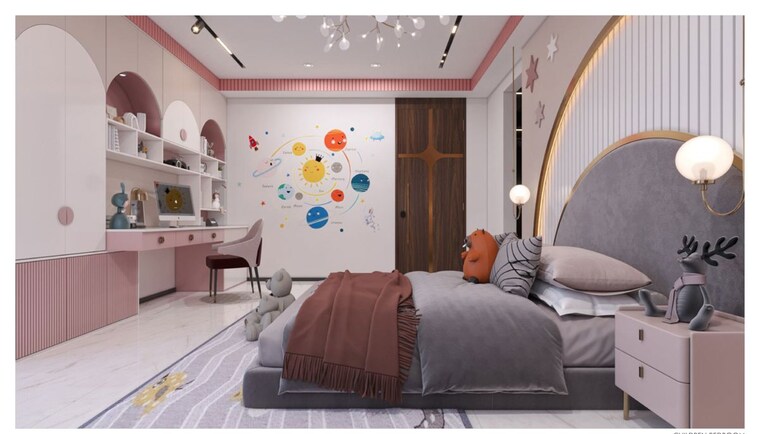 Bedroom, sri-the-marquise 4 Bedroom 6750 Sq.Ft. Apartment In Kokapet Hyderabad 10310413