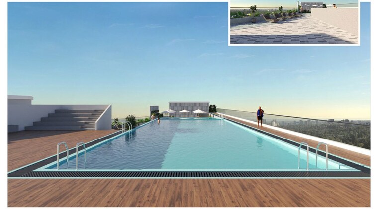 Swimming Pool, sri-the-marquise 4 Bedroom 6750 Sq.Ft. Apartment In Kokapet Hyderabad 10310413
