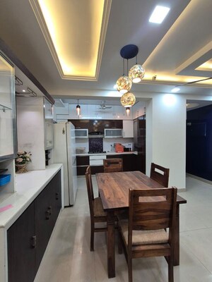 Kitchen in 3 BHK Apartment at ABA Cherry County, Tech Zone 4 Greater Noida – for Rent