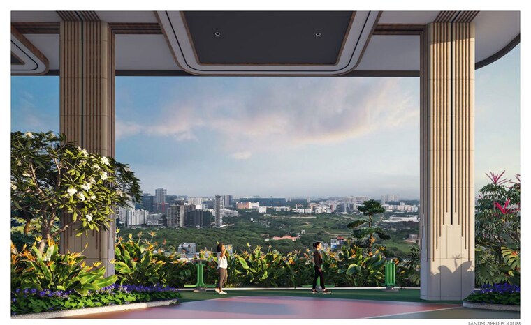 Garden, sri-the-marquise 4 Bedroom 6810 Sq.Ft. Apartment In Kokapet Hyderabad 10310435