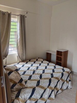 Living Room in 1 BHK Apartment at Keerthana Residency, Kadubeesanahalli – for Rent