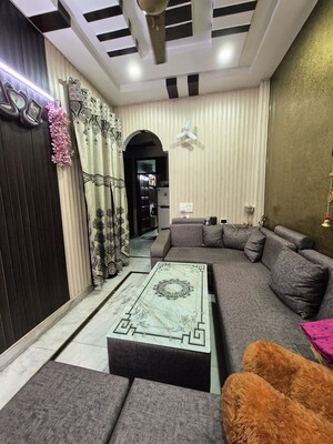 Living Room in 2 BHK Builder Floor at Puri PP City Centre, Pitampura – for Sale