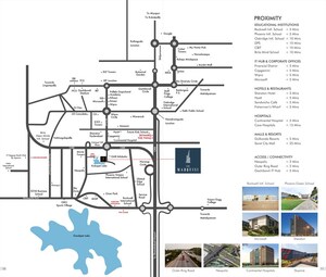 Floor Plan in 4 BHK Apartment at Sri The Marquise, Kokapet – for Sale