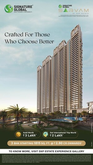 3.5 BHK Apartment For Sale in Smart World 113, Sector 113