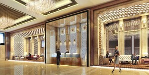 Living Room in  Office Space at Bramhacorp The Collection, Kalyani Nagar – for Rent