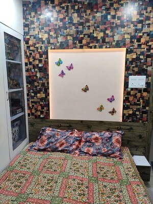 Bedroom in 2 BHK Apartment at Samarth Puram CHS, Shivane – for Rent